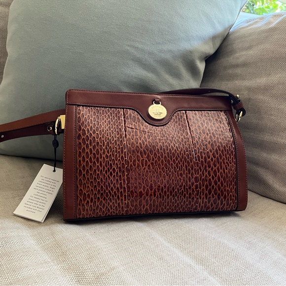 Brahmin Alonna Nutmeg Janeway crossbody bag - Picture 2 of 11